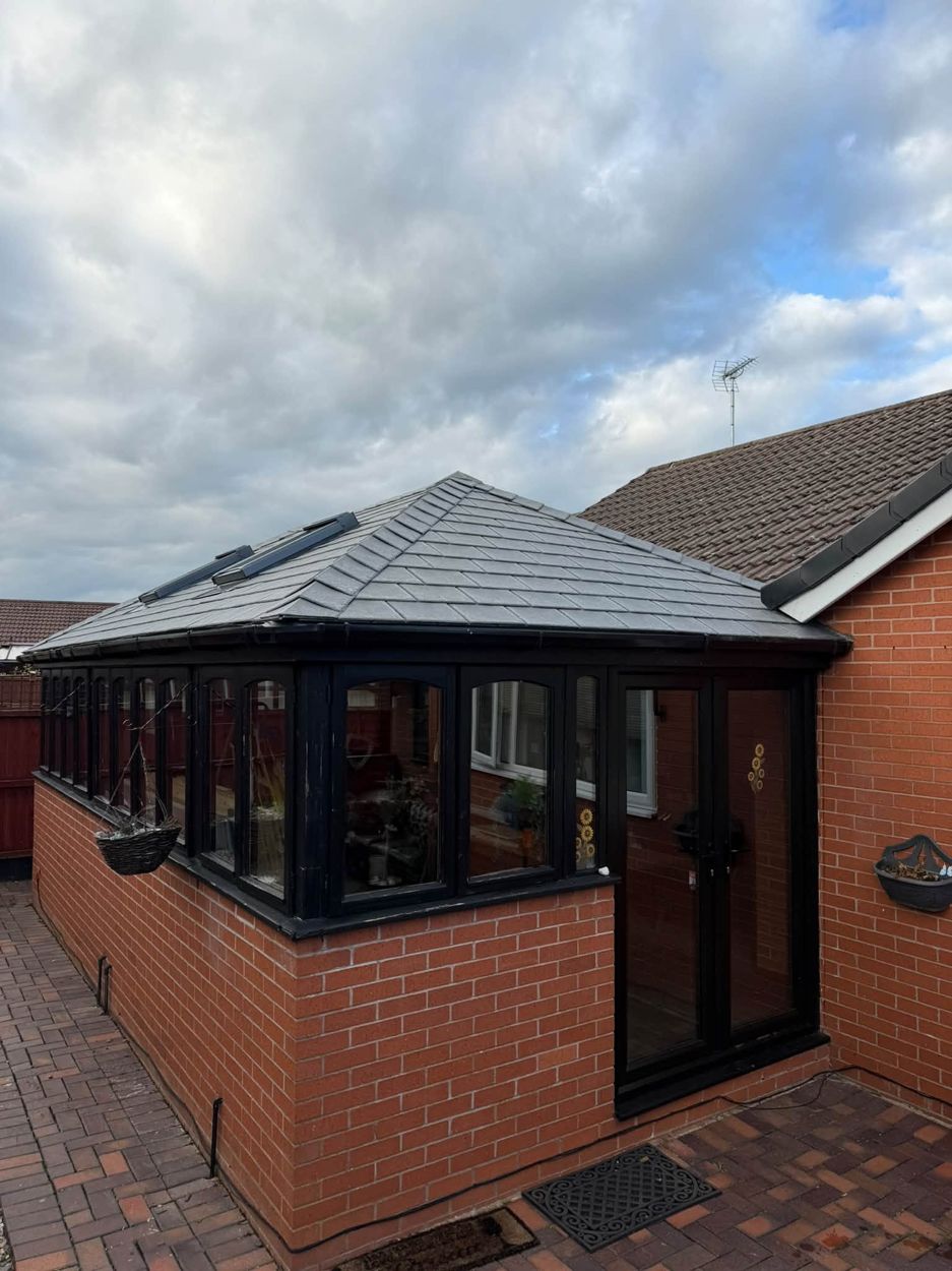 Conservatory solid roof conversion